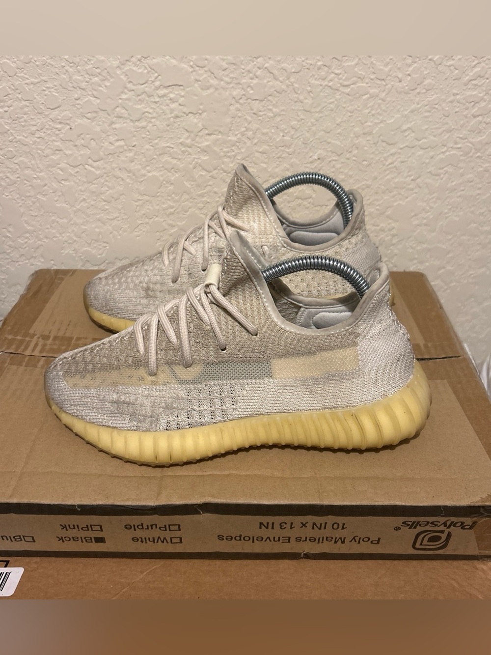Adidas Yeezy Boost 350 V2 “Natural” Static white trainers men’s 5.5 women 7